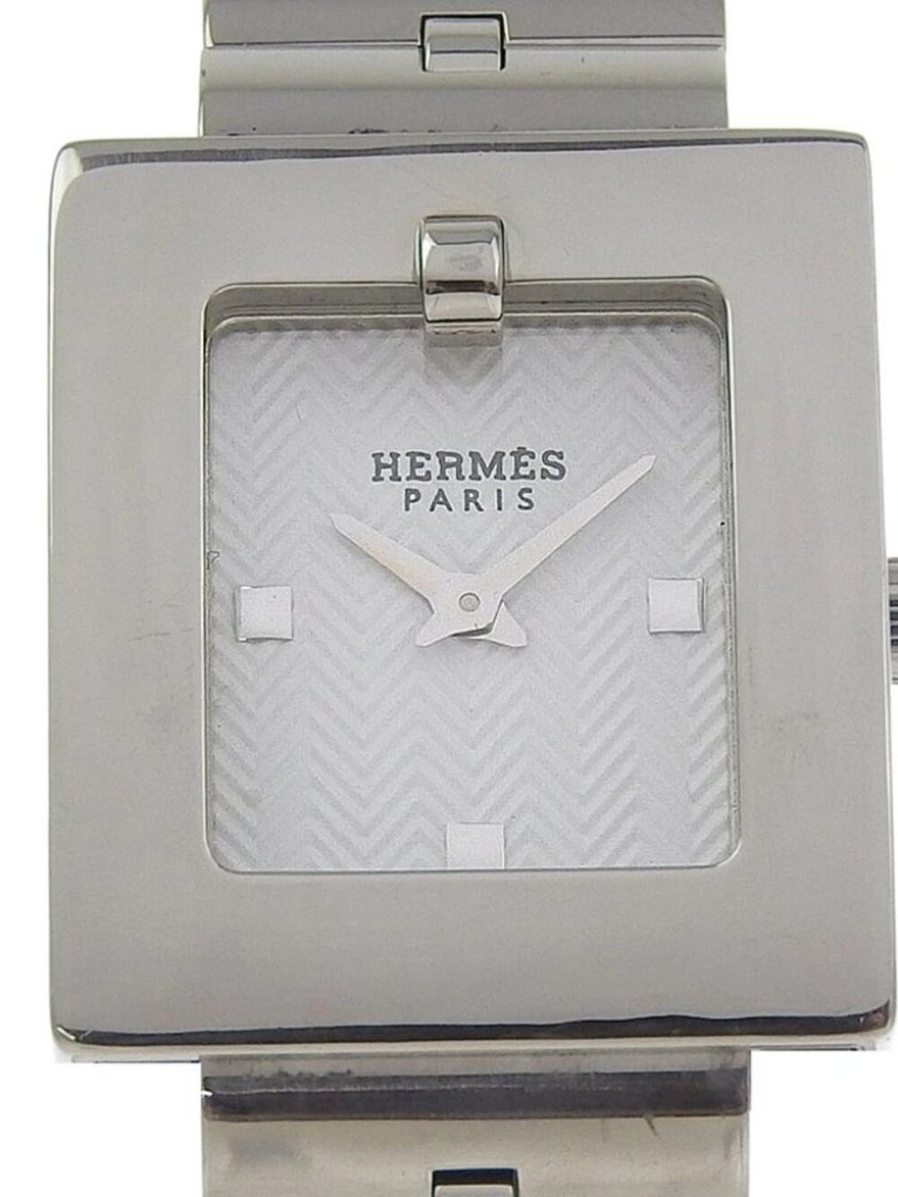 HERMES Belt watch Watches BE1.110 whiteDial Stainless Steel Quartz Analog ... - Picture 13 of 13